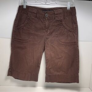 4/$25 Sale! Calvin Klein Women's Brown Casual‎ Bermuda Shorts size 4